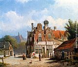 A Dutch Town Scene